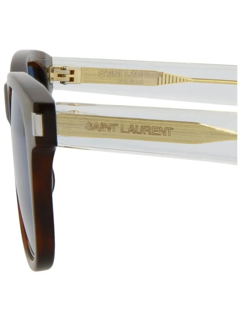 New Saint Laurent Women's Sunglasses Square Rectangle Acetate Frame Unisex Blue
